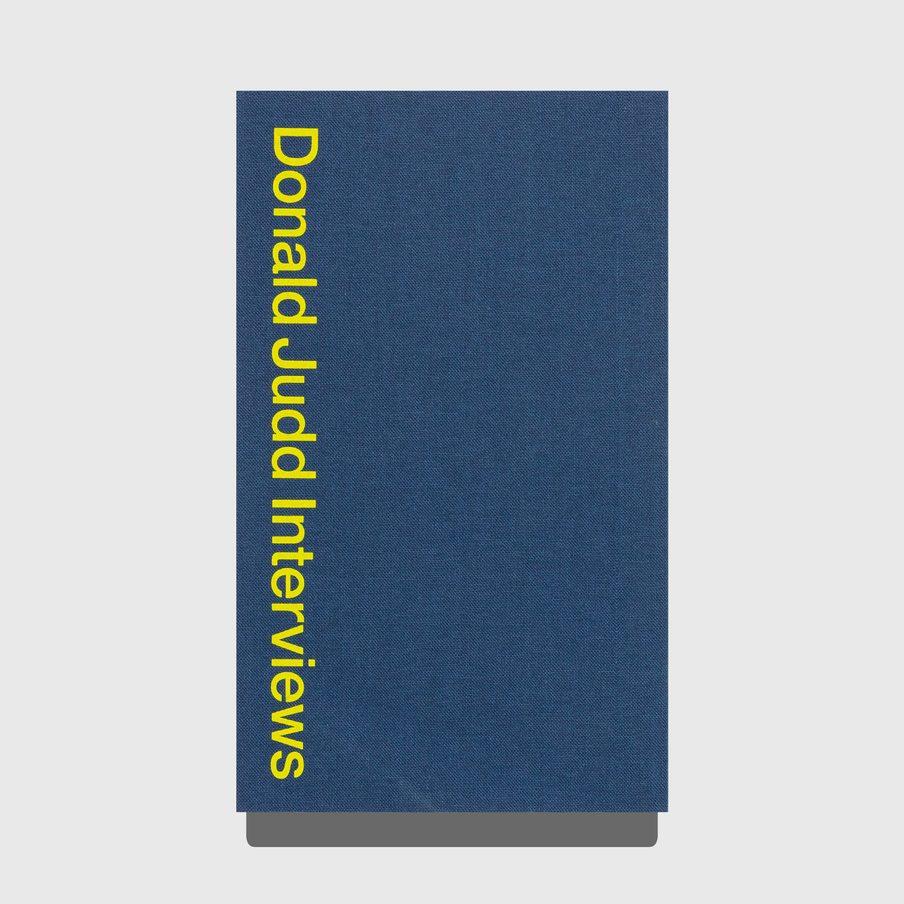 DONALD JUDD INTERVIEWS