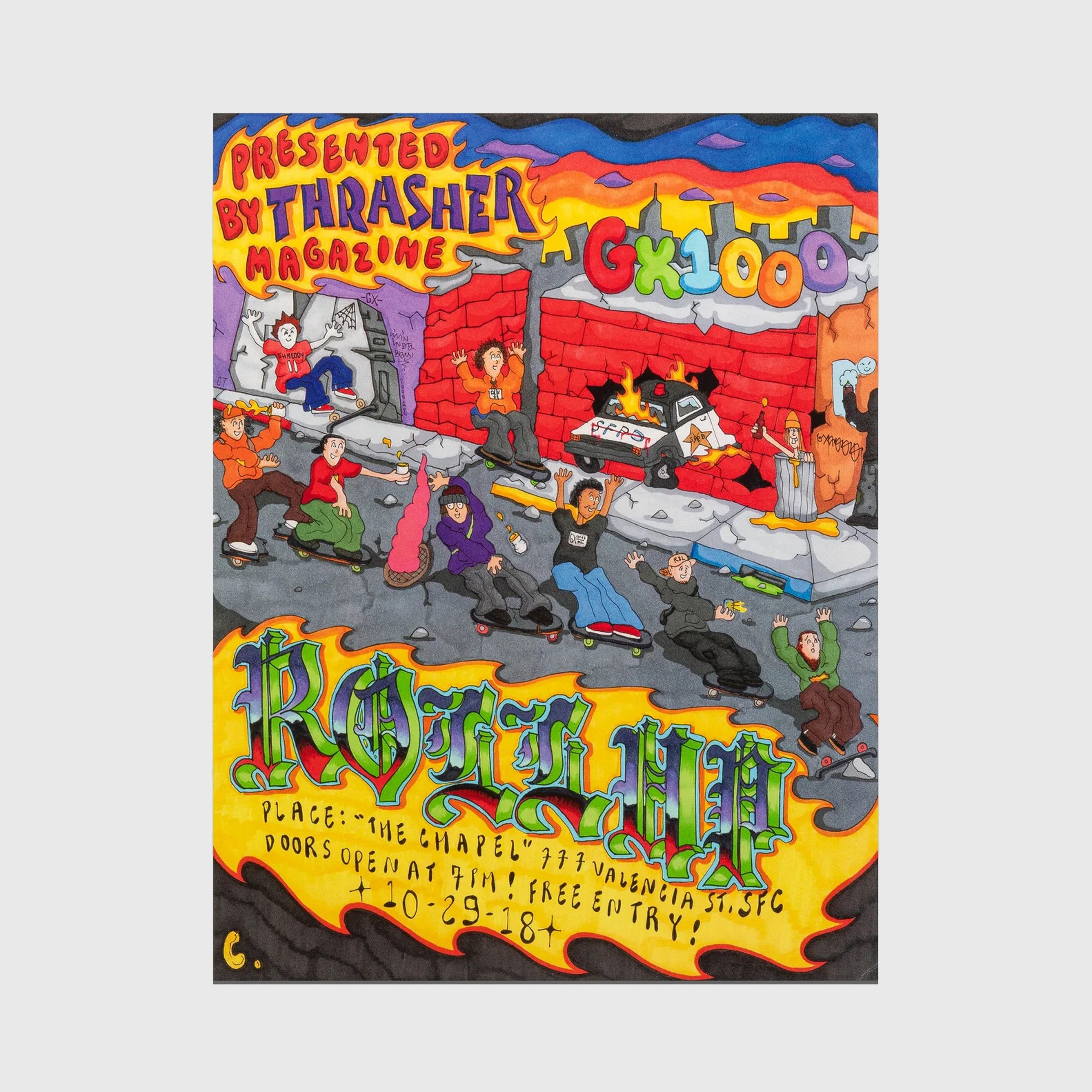 GX1000 ROLL UP POSTER BY COLIN TANIGUCHI