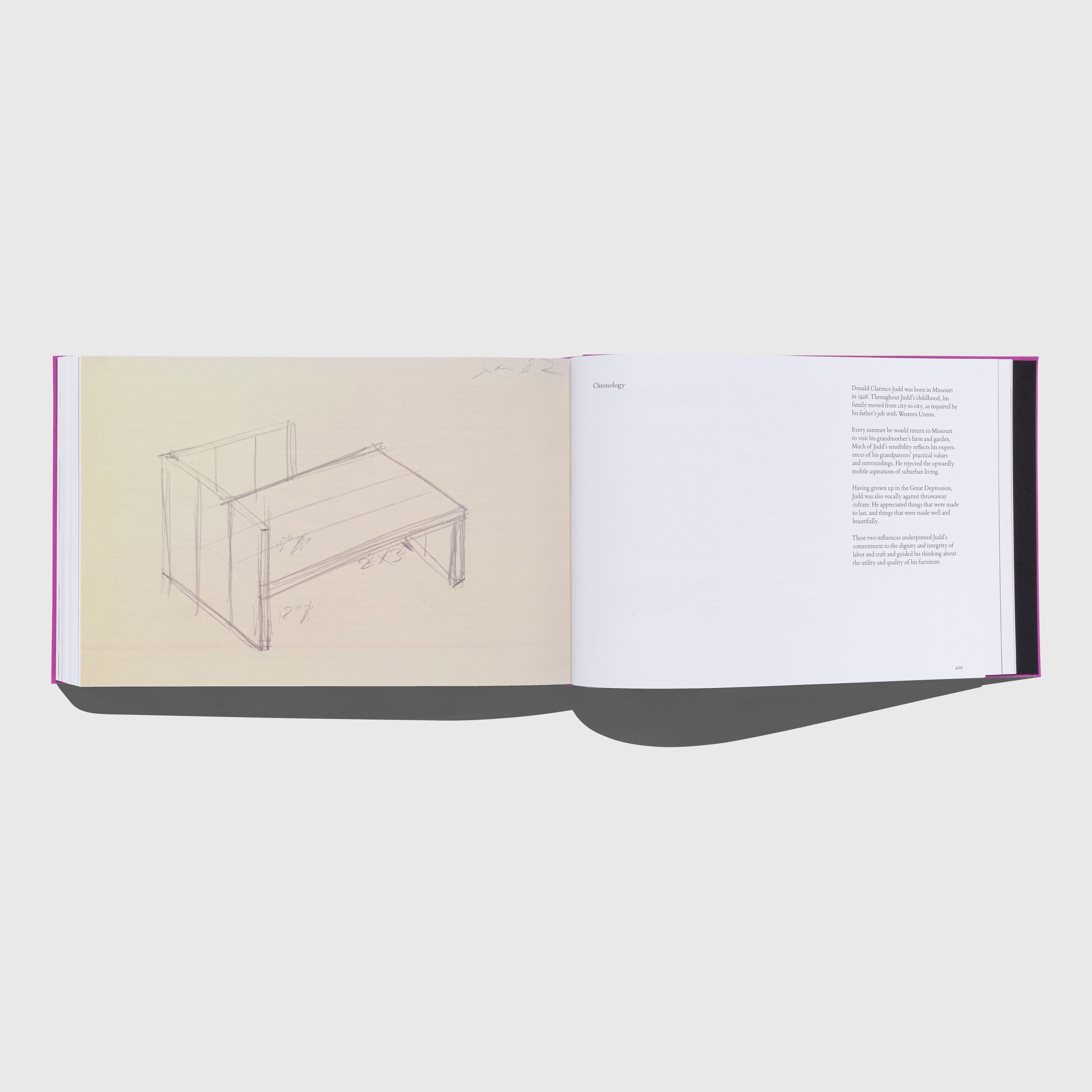 DONALD JUDD FURNITURE