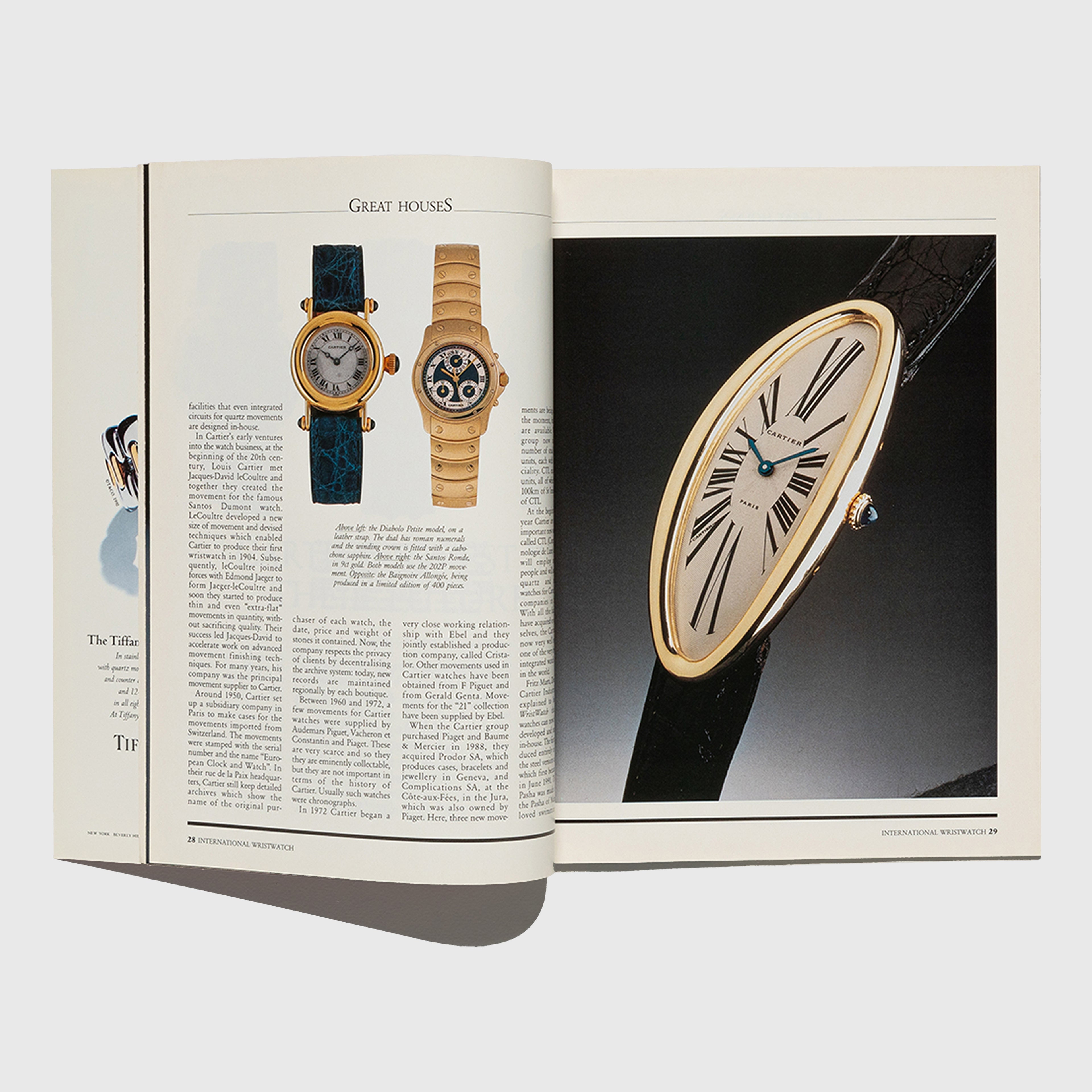INTERNATIONAL WRIST WATCH MAGAZINE CARTIER CRASH