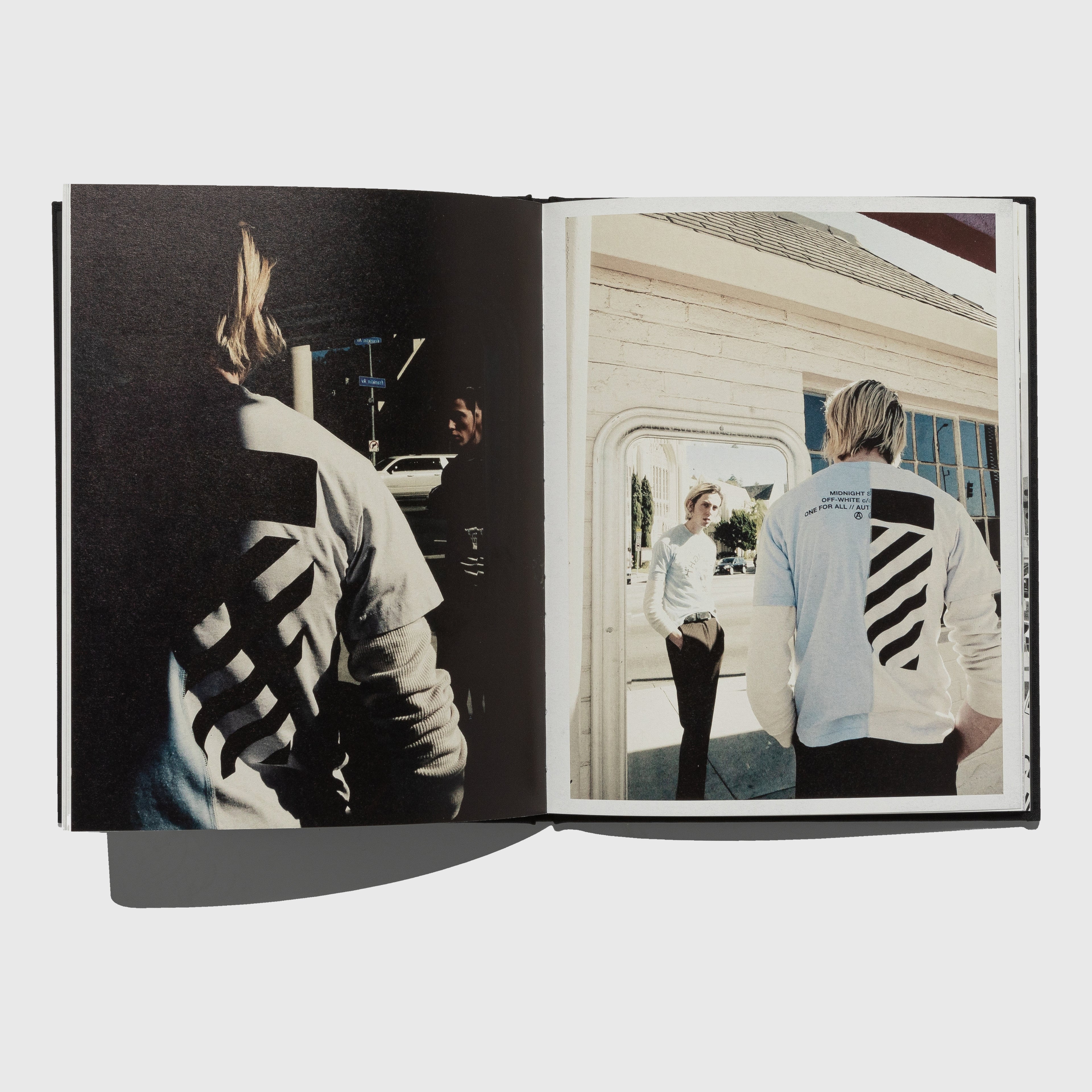 Glitter photography book by Shane Gonzales, Midnight Studios, Virgil Abloh, Off-White