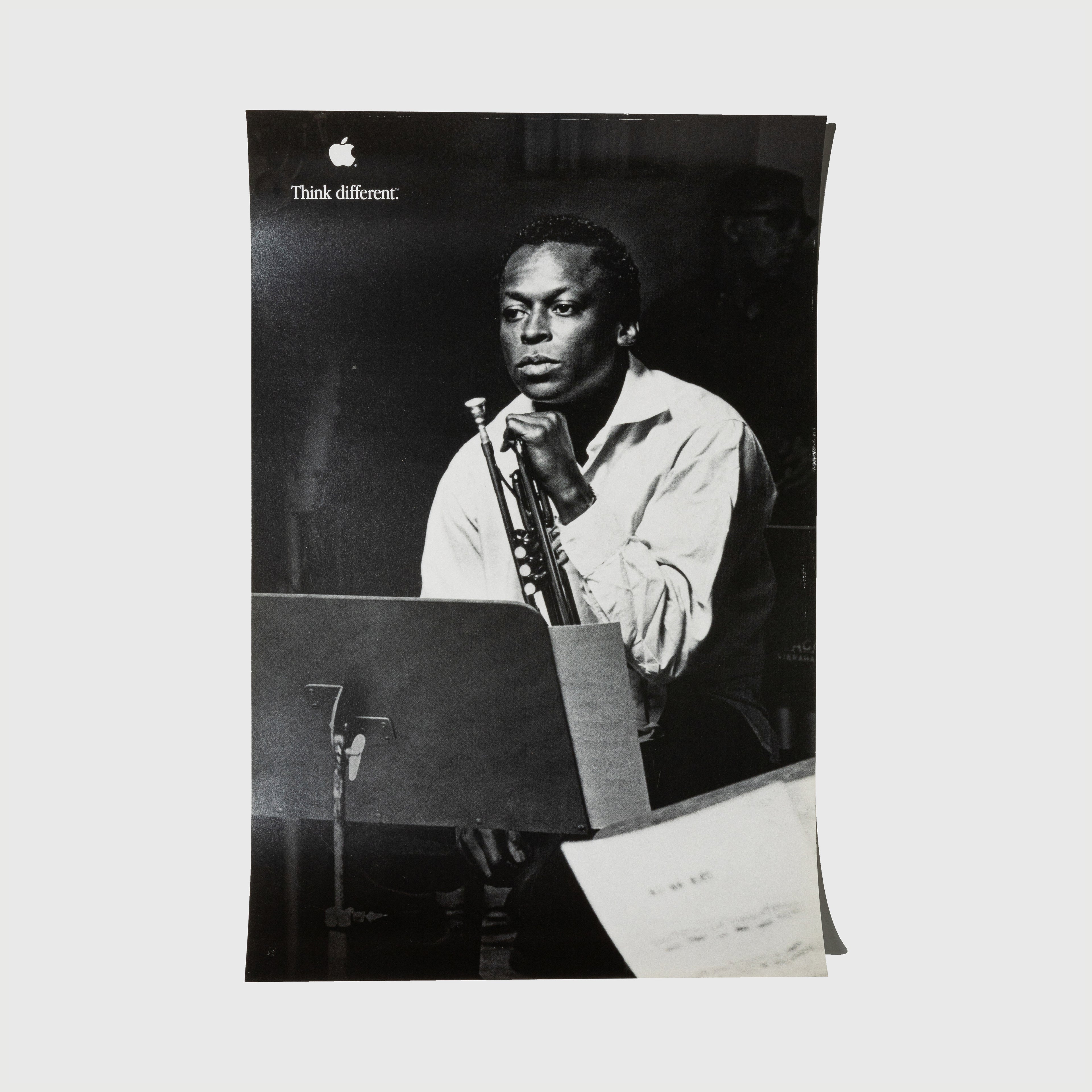 MILES DAVIS BY APPLE "GENIUS" THINK DIFFERENT POSTER