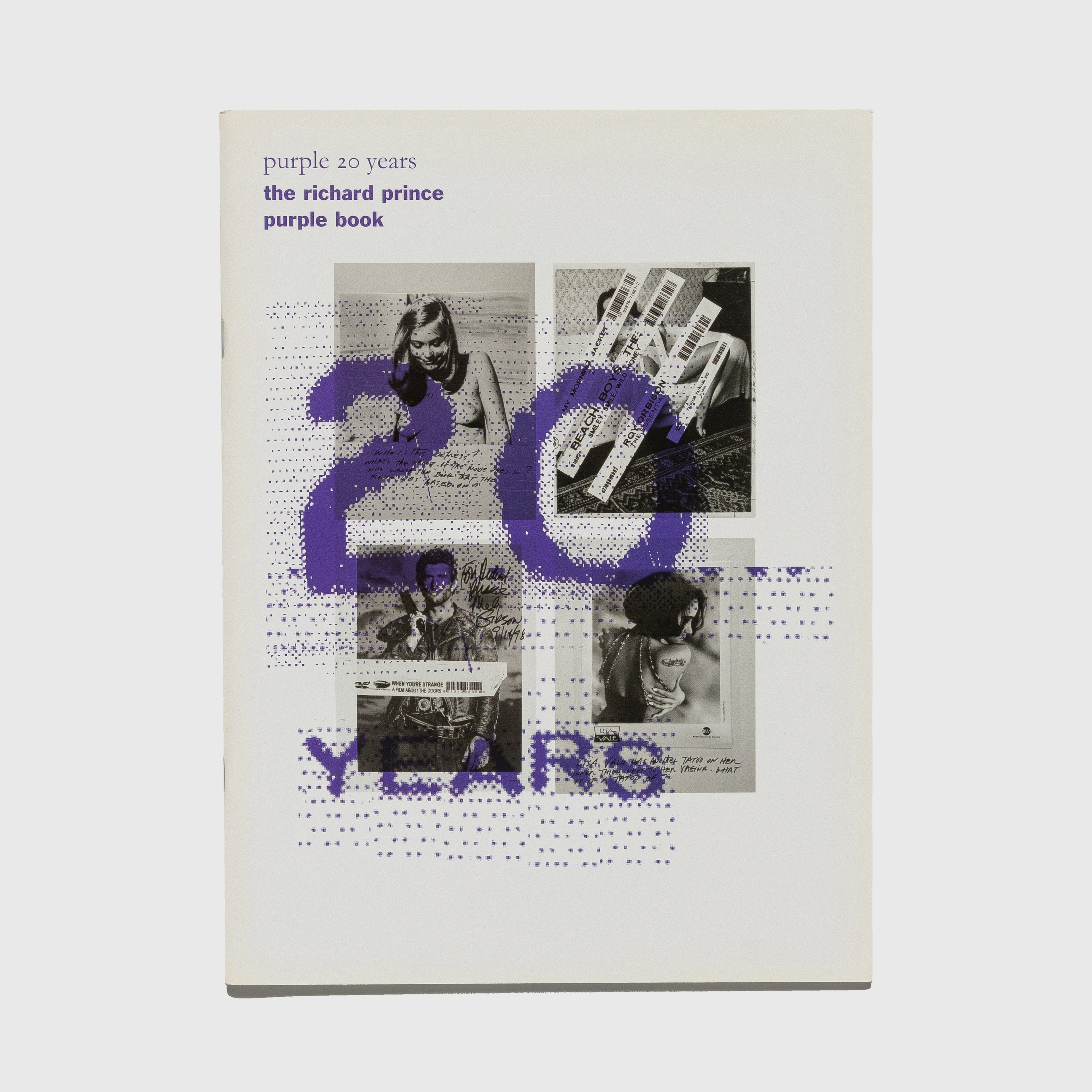 PURPLE 20 YEARS BOOK BY RICHARD PRINCE