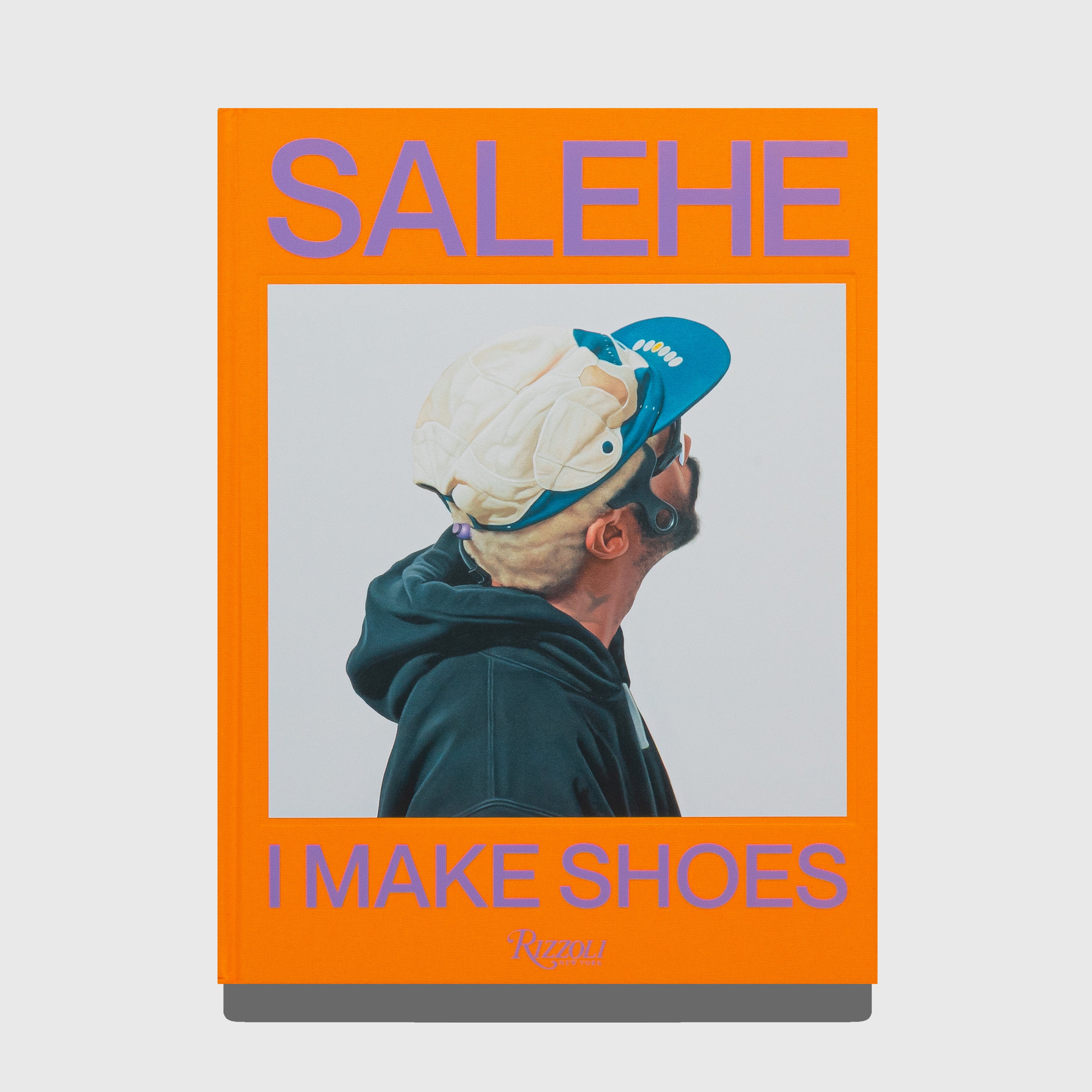 Salehe Bembury book with text 'I MAKE SHOES' on an orange border. Published by Rizzoli.