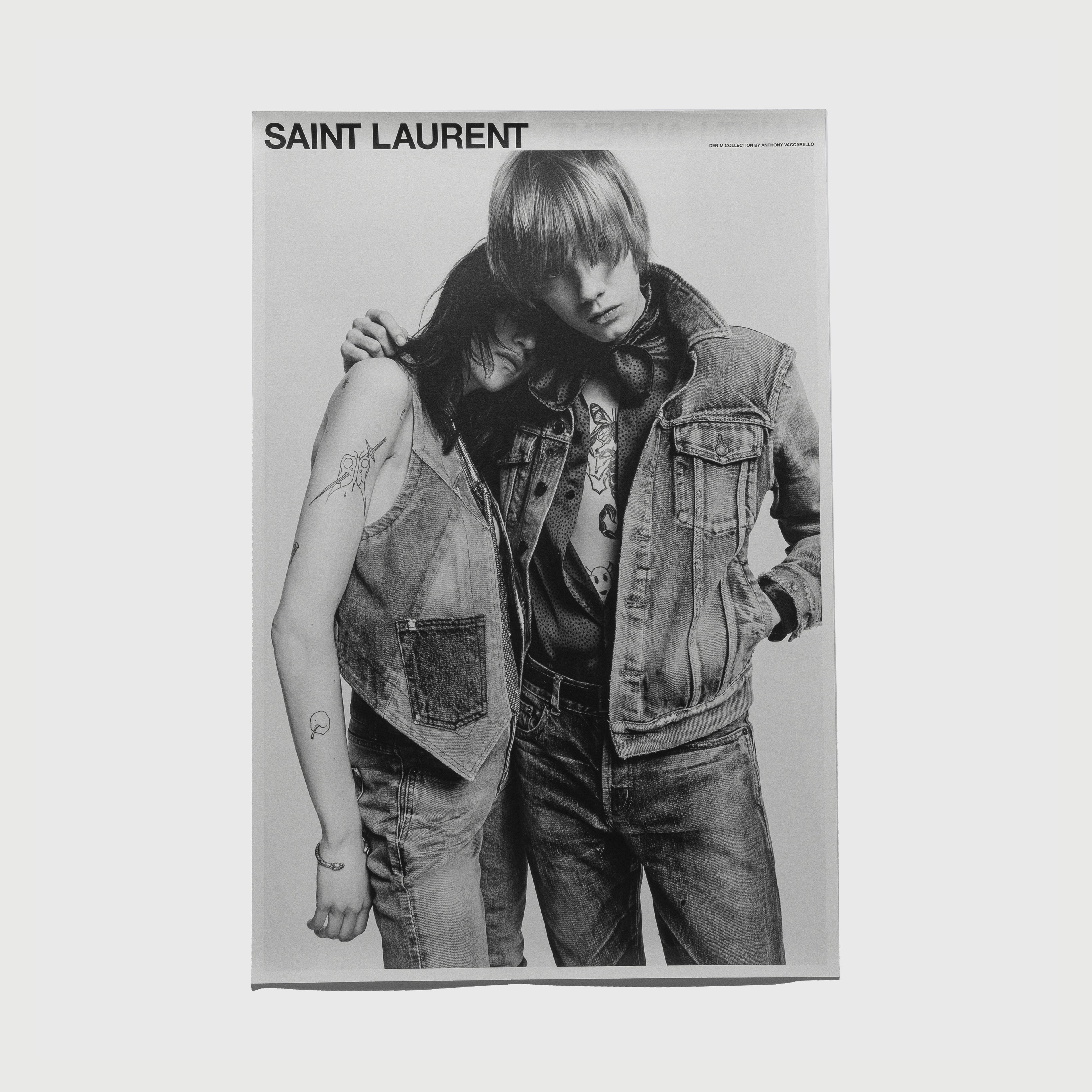 SAINT LAURENT DENIM 2020 CAMPAIGN POSTER