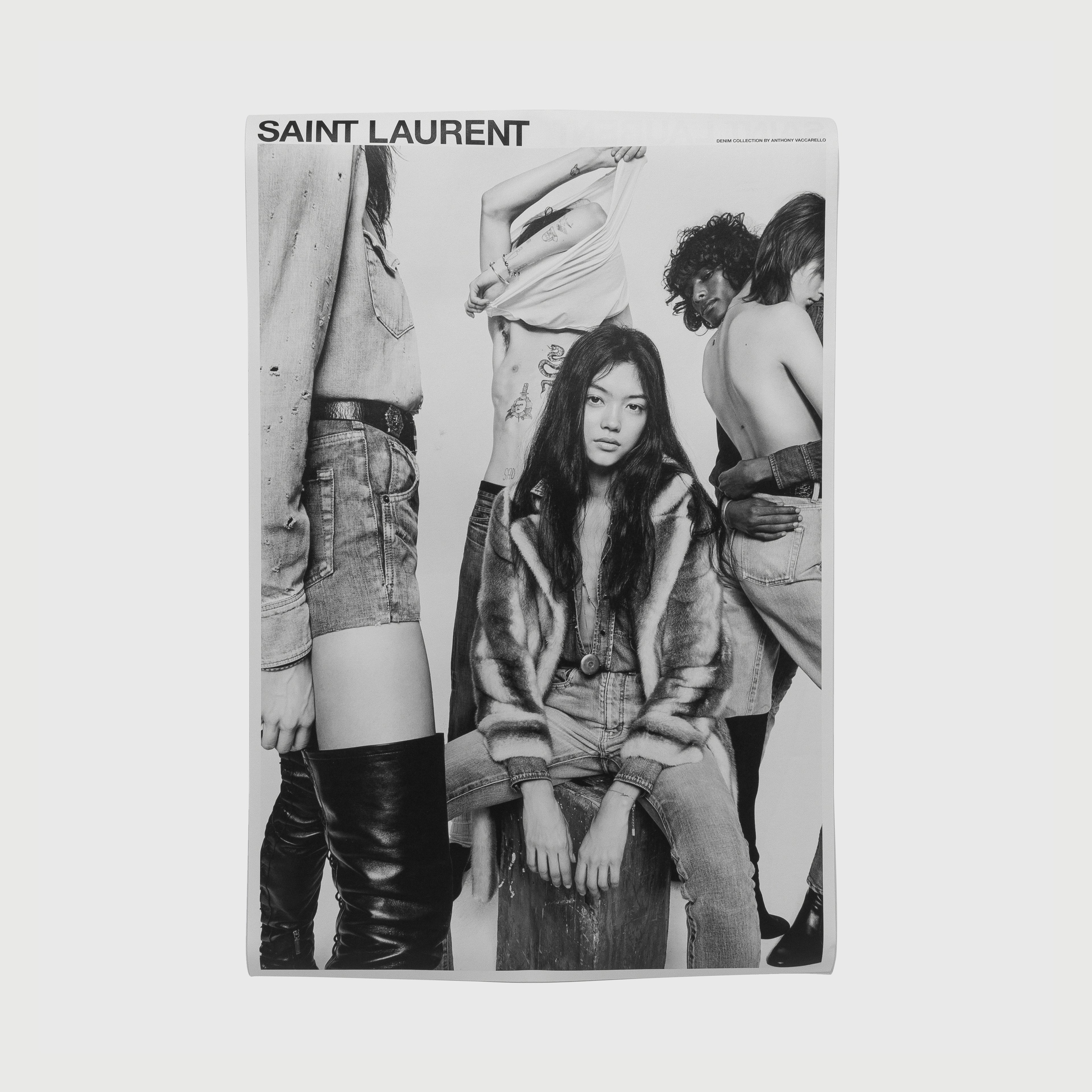 SAINT LAURENT DENIM 2020 CAMPAIGN POSTER