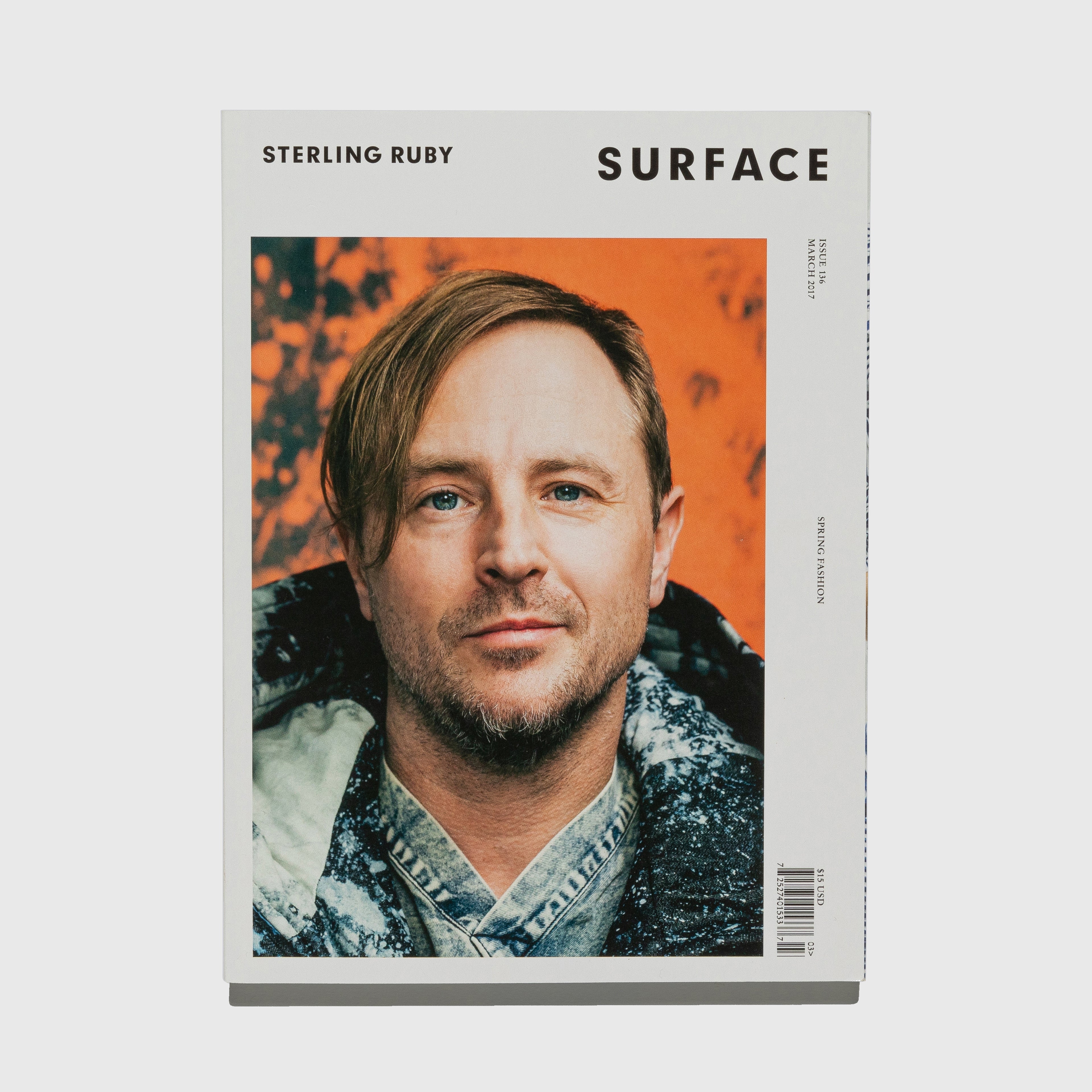 Surface magazine issue 136 with artist Sterling Ruby on the cover