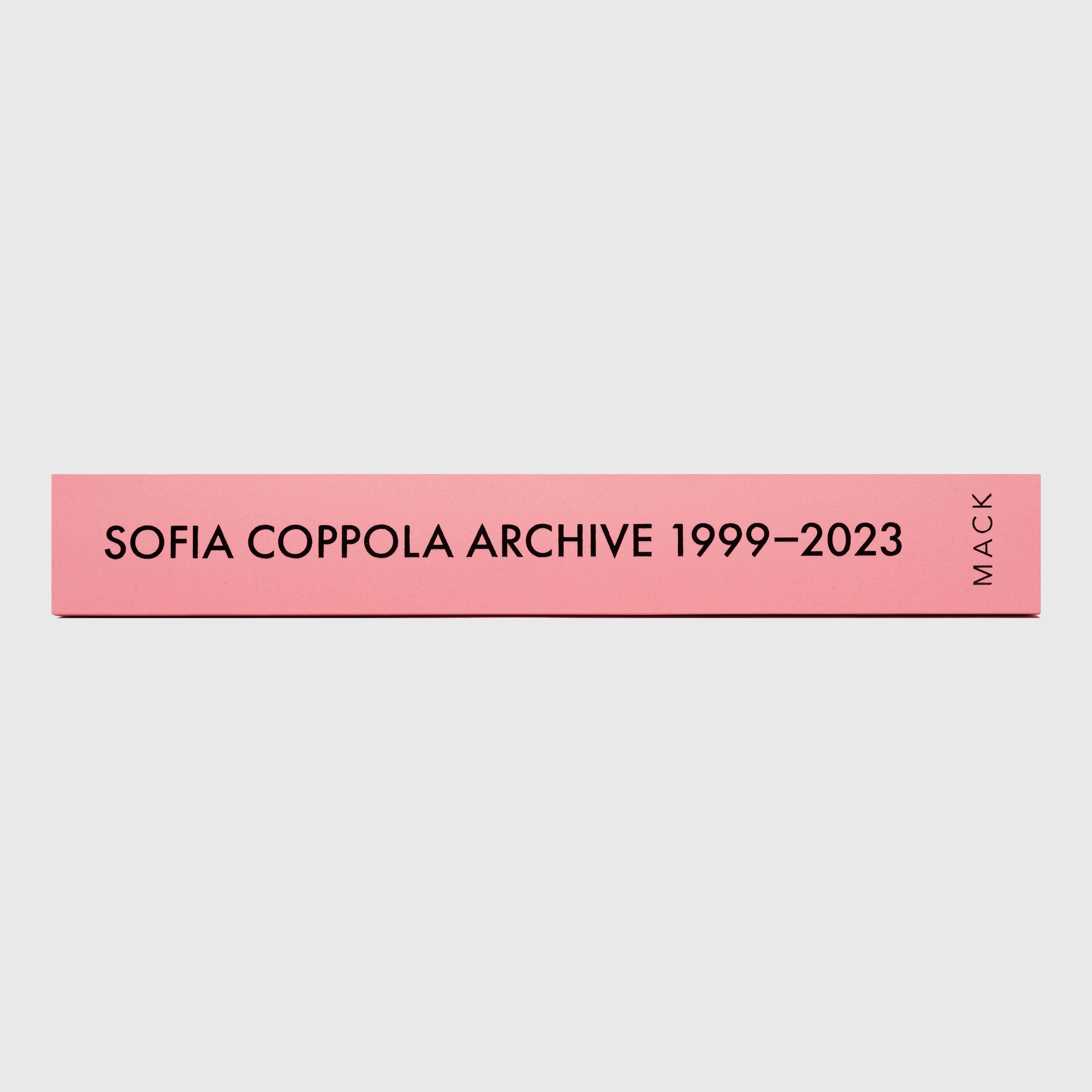 The spine of Sofia Coppola Archive 1999-2023 Book published by Mack.