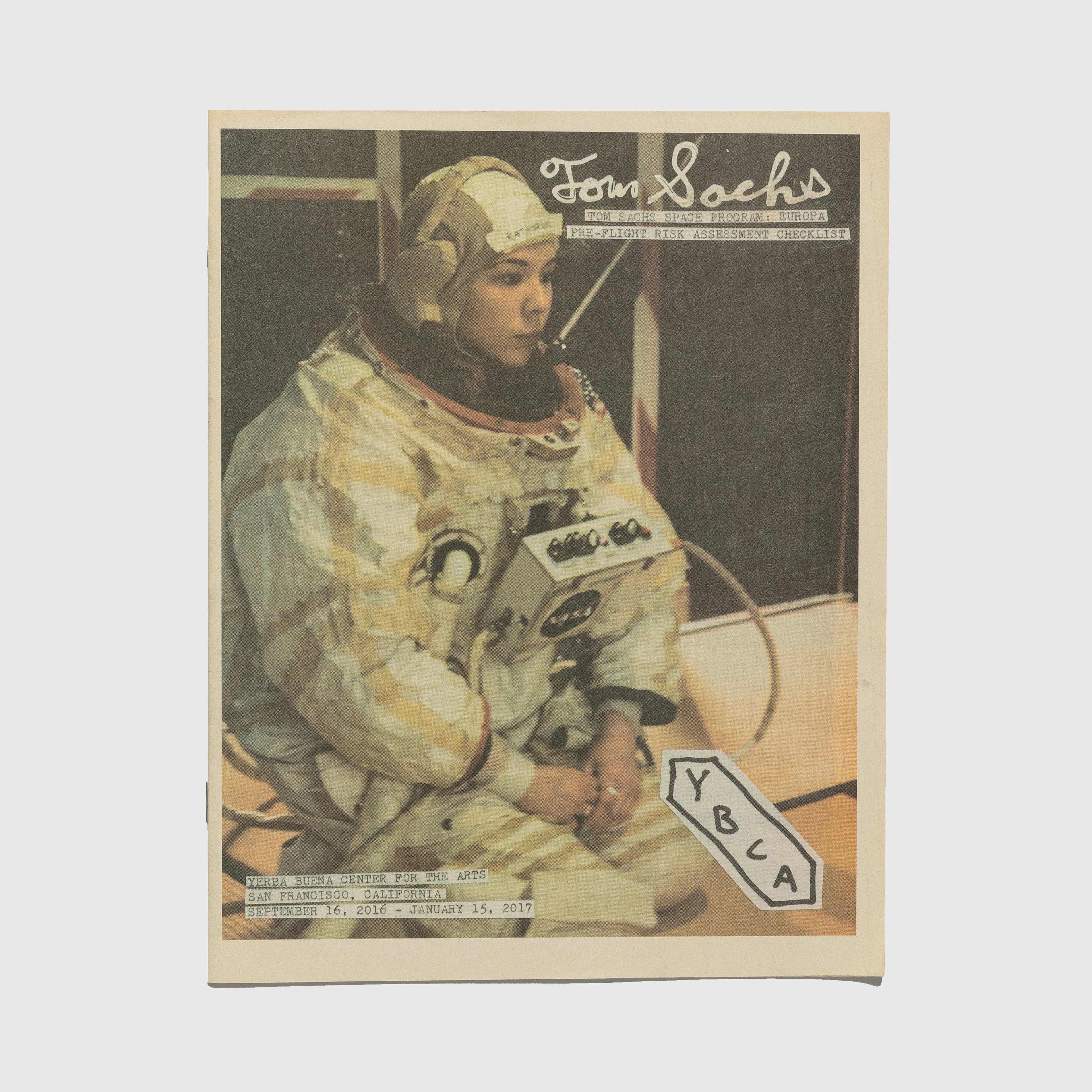TOM SACHS SPACE PROGRAM: EUROPA PRE-FLIGHT RISK ASSESSMENT CHECKLIST